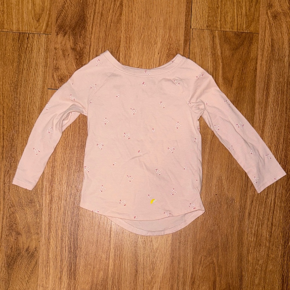 Cat & Jack Blush Pink Long Sleeve Tee